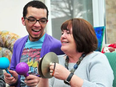 A music session for people with dementia