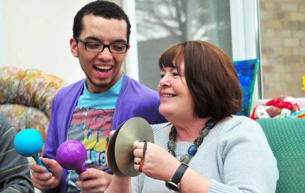 A music session for people with dementia