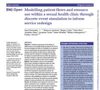 BMJOpen paper modelling patient flows