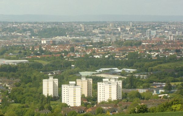 The view of Hartcliffe from Dundry