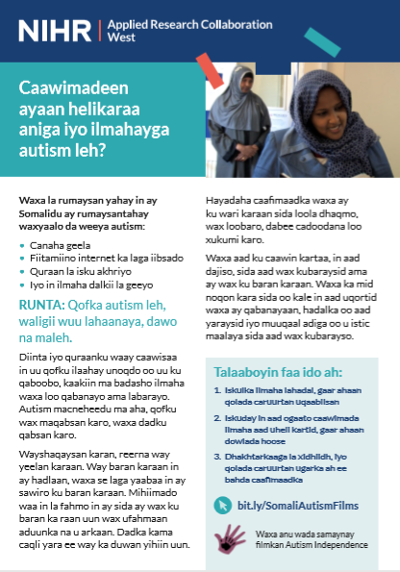 What support can I get factsheet in Somali