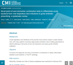 Biomarker testing for RTIs paper