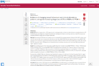 Screen shot of the qualitative paper for the CHOP study