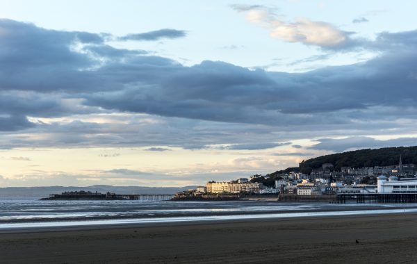 Weston-Super-Mare at dusk
