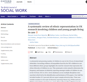 ReThink paper from the British Journal of Social Work