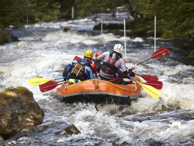 White water rafting, River Tryweryn, North Wales