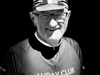 Jon Banks in his Audax Club Bristol kit