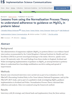 PReCePT knowledge mobilisation paper