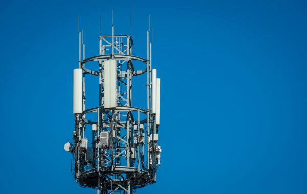 5G telecommunication cellular network tower in England UK